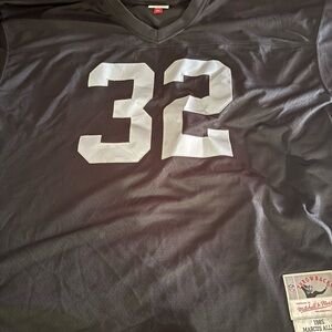 Mitchell & Ness Black Football Jersey